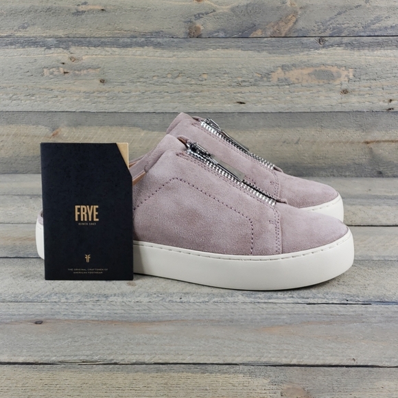 Frye Shoes Frye Lena Suede Zip Mule Dusty Rose Sneakers New Poshmark